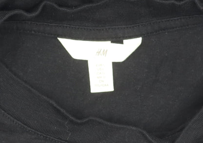 H&M Black Women's Dress, Size 12, 100% Cotton