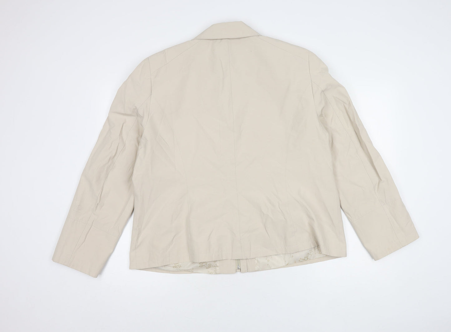Womens UK Size 20 Debenhams Beige Basic Jacket