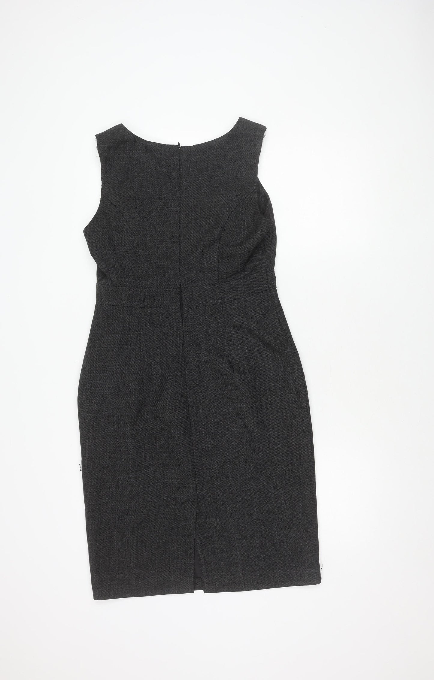 Dunnes Women's Grey Sheath Dress Size 12