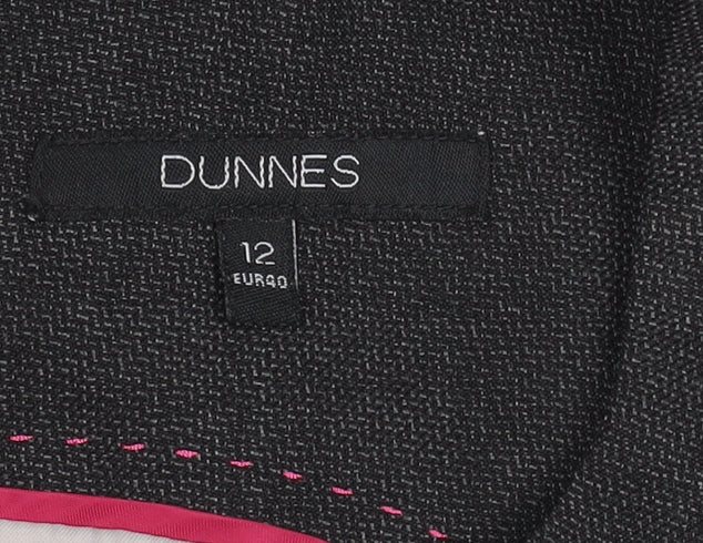 Dunnes Women's Grey Sheath Dress Size 12