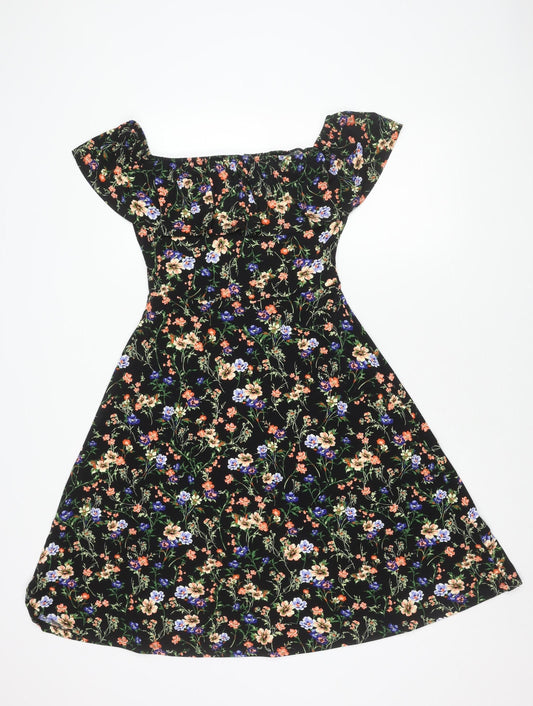 Oasis Women's Multicoloured Floral Dress - Size S