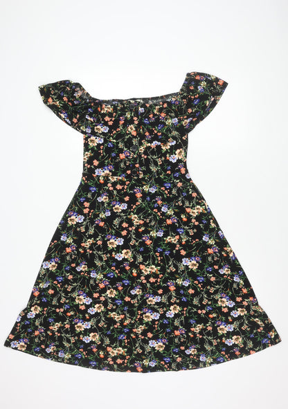 Oasis Women's Multicoloured Floral Dress - Size S