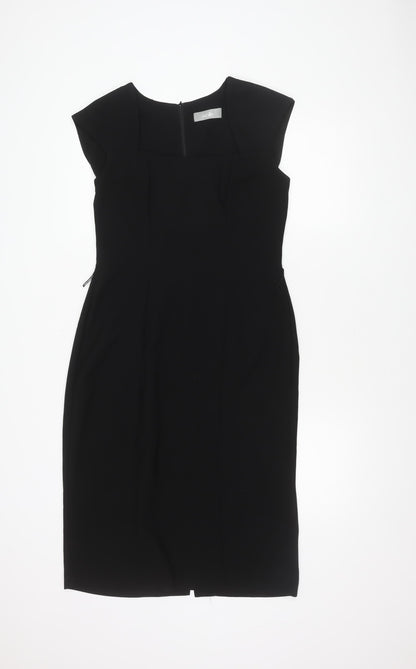 Wallis Women's Black Size 12 Sleeveless Dress