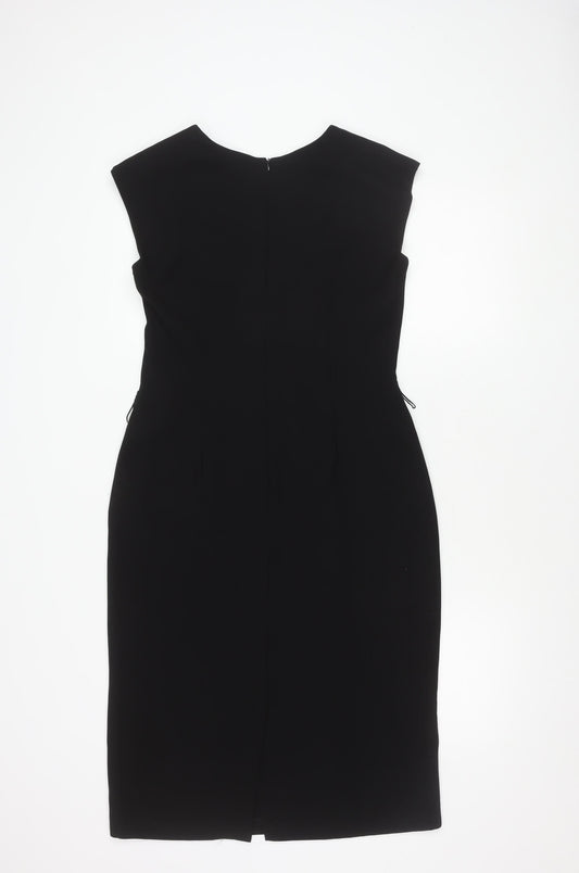 Wallis Women's Black Size 12 Sleeveless Dress