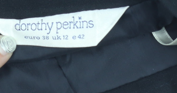 Dorothy Perkins Black Pencil Skirt UK 12