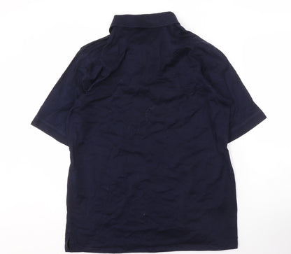 Marks and Spencer Men's Blue Large Polo Shirt