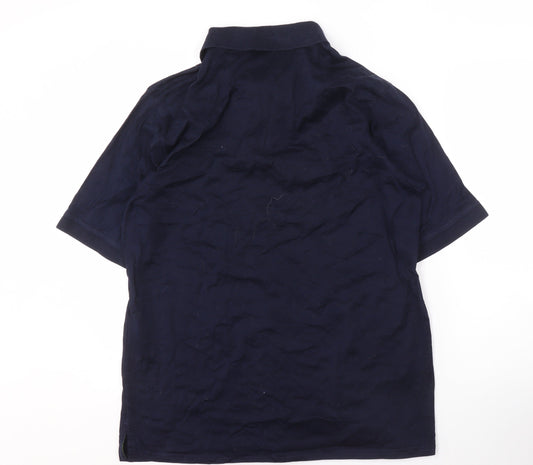 Marks and Spencer Men's Blue Large Polo Shirt