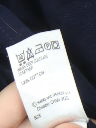 Marks and Spencer Men's Blue Large Polo Shirt