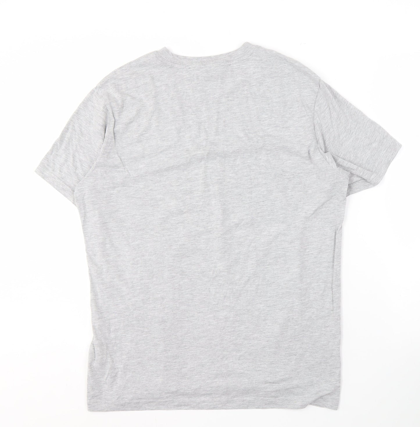 New Balance Men's Grey Graphic Print T-Shirt - L