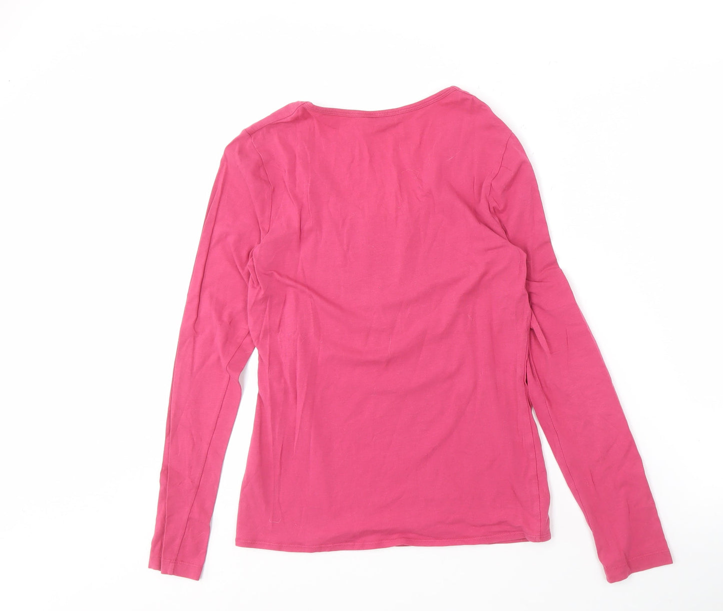 Womens UK Size M KEW Pink Basic T-Shirt