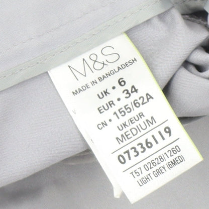 Womens UK Size 6 Marks and Spencer Regular Fit  Grey Trousers