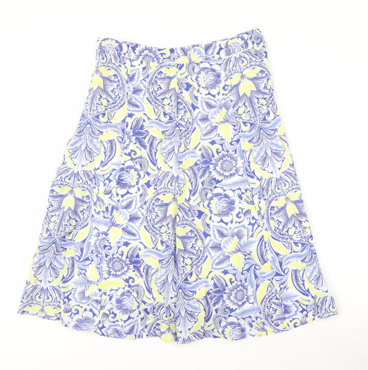 Marks and Spencer Women's Floral Cotton Skirt Size 12