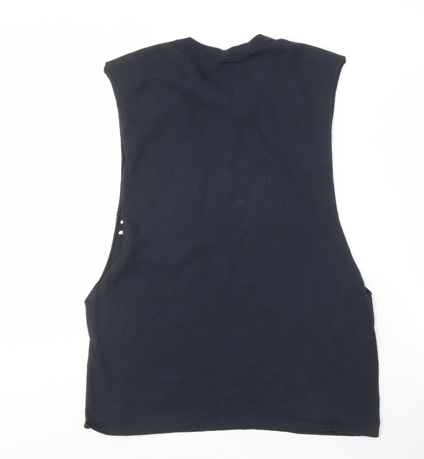 The Rolling Stones Men's Black Graphic Sleeveless T-Shirt S