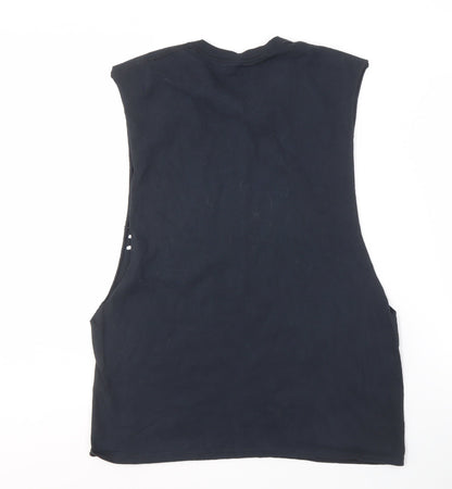 The Rolling Stones Men's Black Graphic Sleeveless T-Shirt S