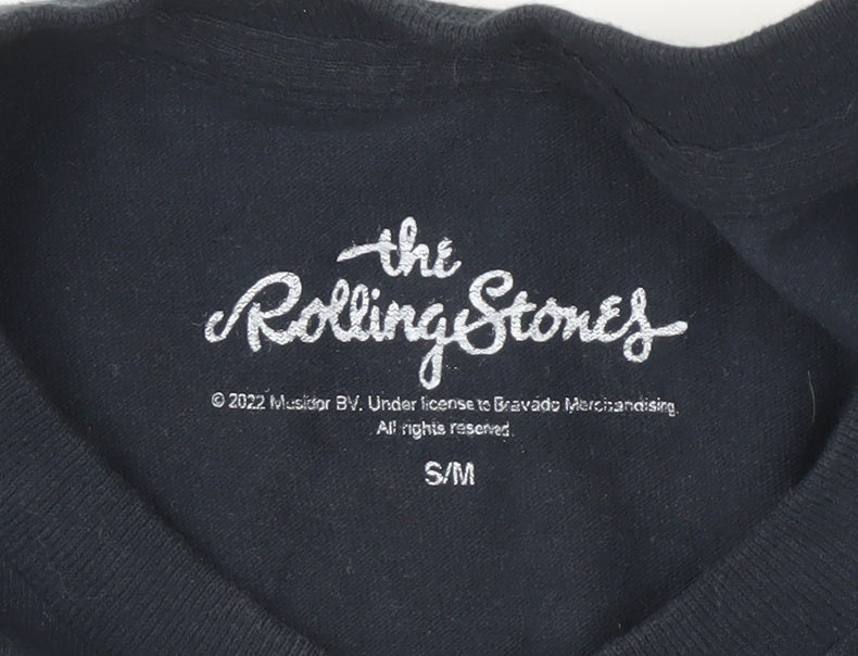 The Rolling Stones Men's Black Graphic Sleeveless T-Shirt S