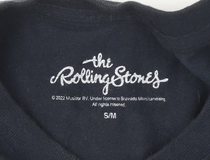 The Rolling Stones Men's Black Graphic Sleeveless T-Shirt S