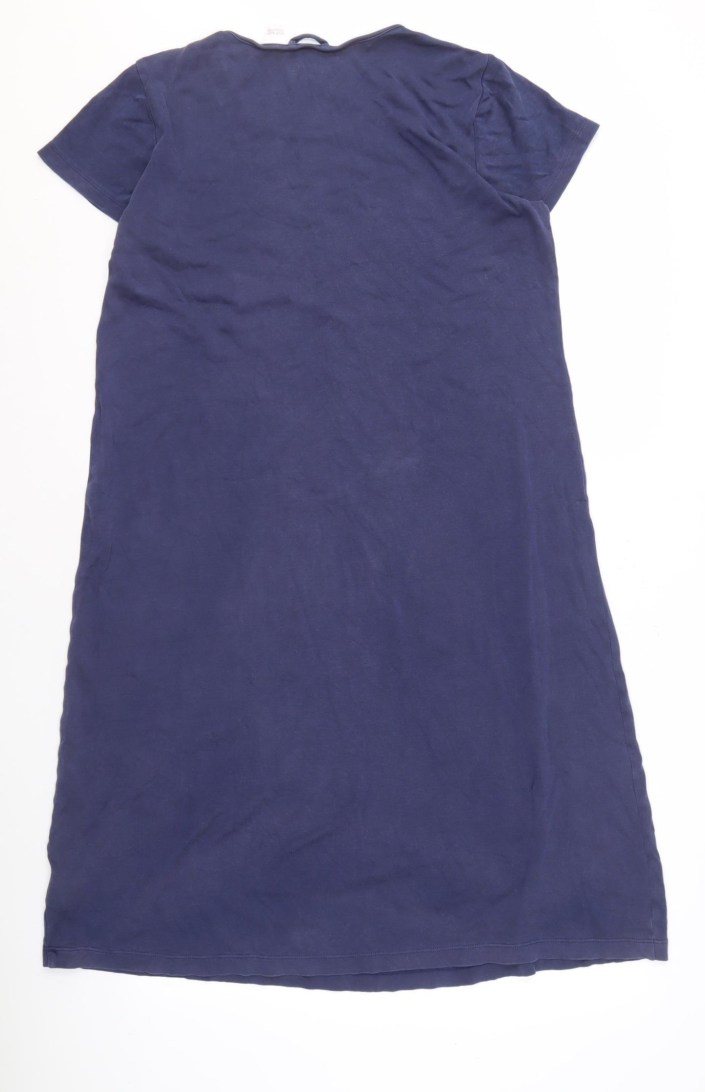 Lands' End Women's Blue T-Shirt Dress - Size S Casual