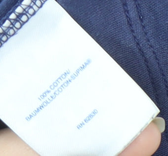 Lands' End Women's Blue T-Shirt Dress - Size S Casual