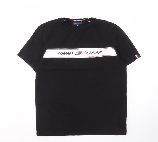 Tommy Hilfiger Men’s Black Logo T-Shirt Medium