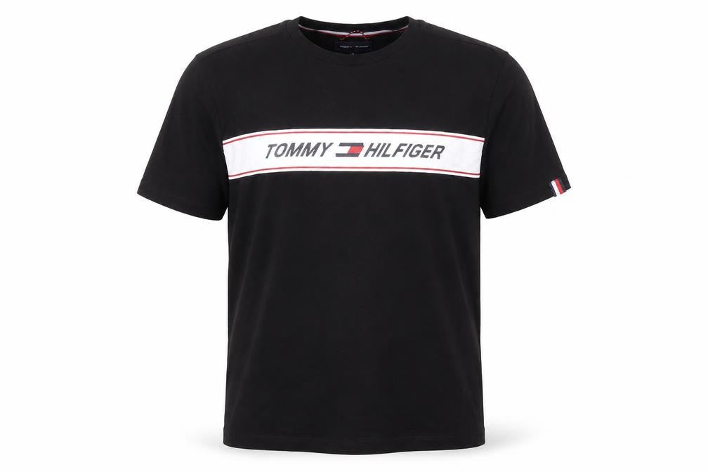 Mens UK Size M Tommy Hilfiger Black  T-Shirt