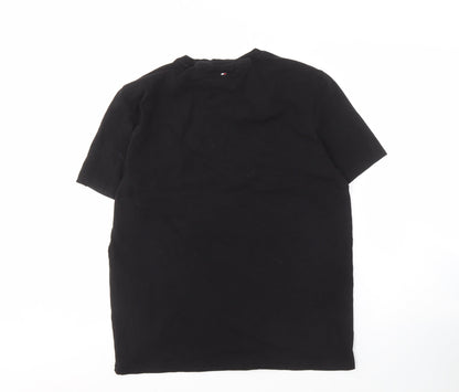 Tommy Hilfiger Men’s Black Logo T-Shirt Medium