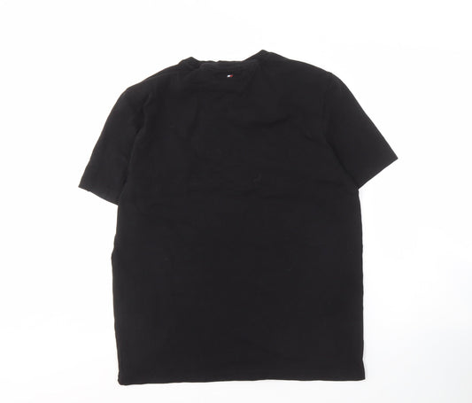 Tommy Hilfiger Men’s Black Logo T-Shirt Medium