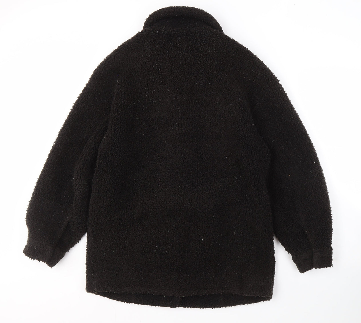 & Other Stories Women's Black Mid-Length Jacket, Size 2