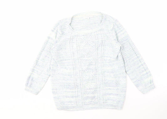 Womens UK Size 12 Rocha John Rocha Multicoloured Pullover Jumper