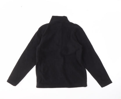 Mountain Warehouse Boys Black Fleece Pullover Hoodie, 9-10 Years