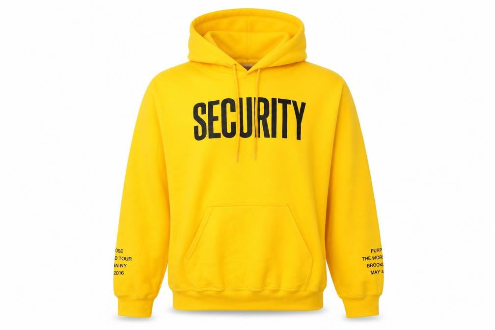 Mens UK Size S Gildan Yellow Pullover Hoodie