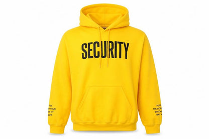 Mens UK Size S Gildan Yellow Pullover Hoodie