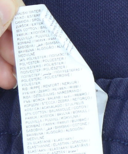 Puma Men's Blue Fleece Joggers Size M