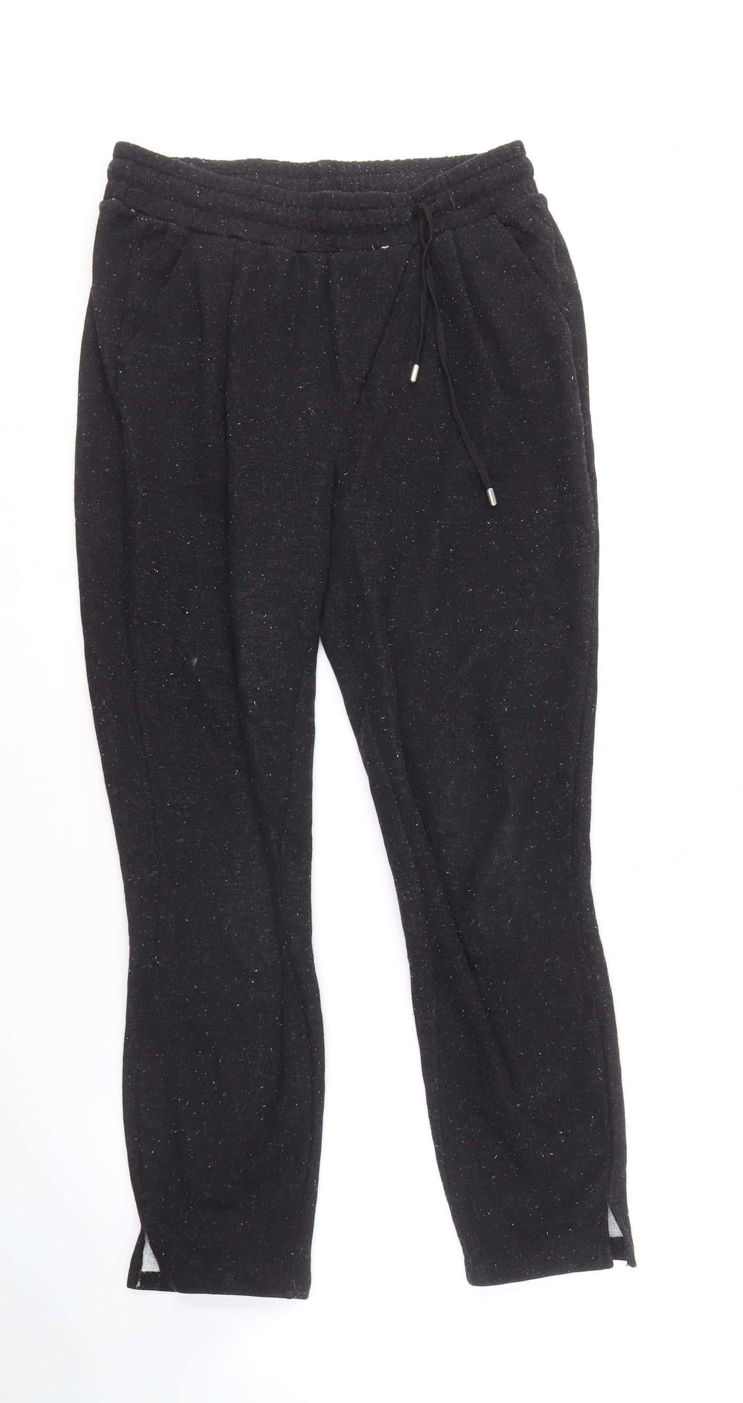 Reserved Black Flecked Jogger Trousers Unisex M