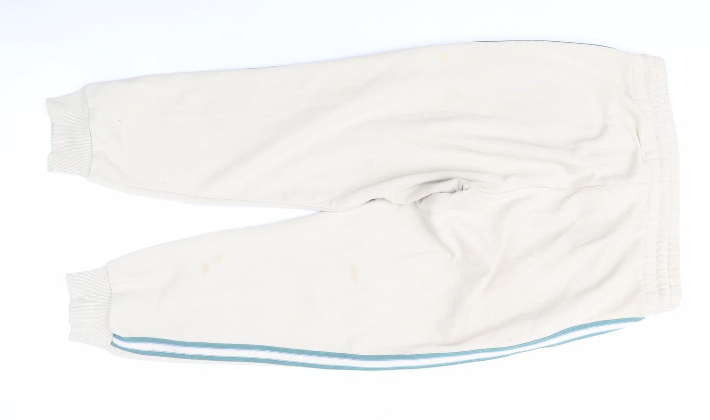 Primrose London Men's White Jogger Trousers L