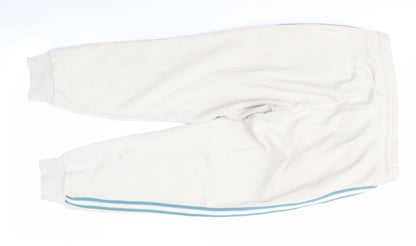 Primrose London Men's White Jogger Trousers L