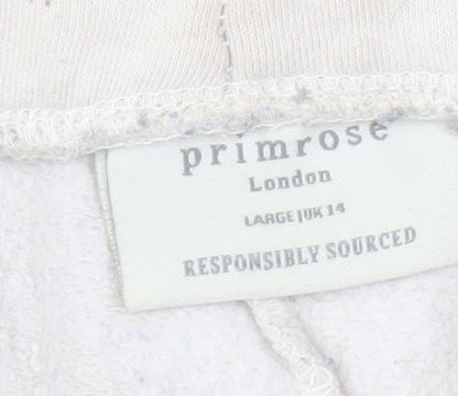 Primrose London Men's White Jogger Trousers L