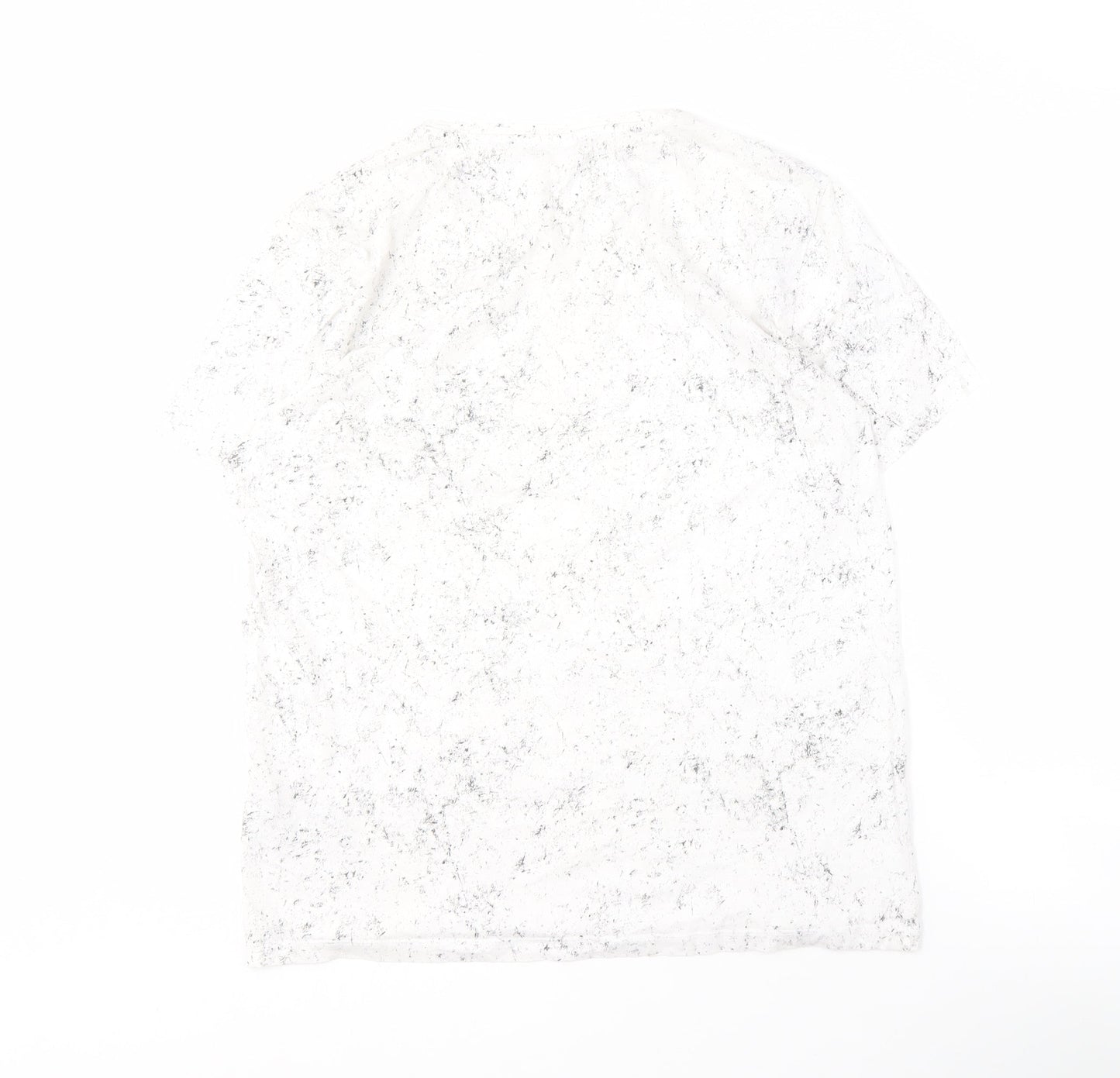 Jack & Jones Men's White Graphic Print T-Shirt L