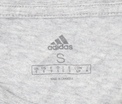 Mens UK Size S adidas Grey  T-Shirt