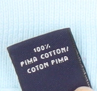 Lands' End Women's XS Blue Striped Polo Shirt