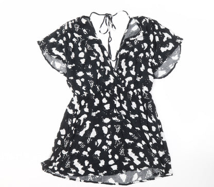 ASOS DESIGN Women's Black Short Dress - Size 10