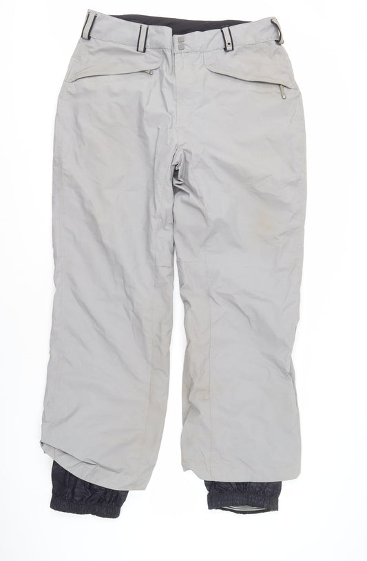 Bonfire Grey XL Snow Pants for Unisex Adults