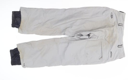 Bonfire Grey XL Snow Pants for Unisex Adults