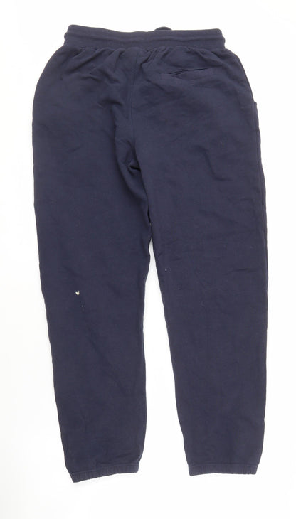 Nautica Blue Jogger Trousers, Unisex M, Cotton, Elastic Waist
