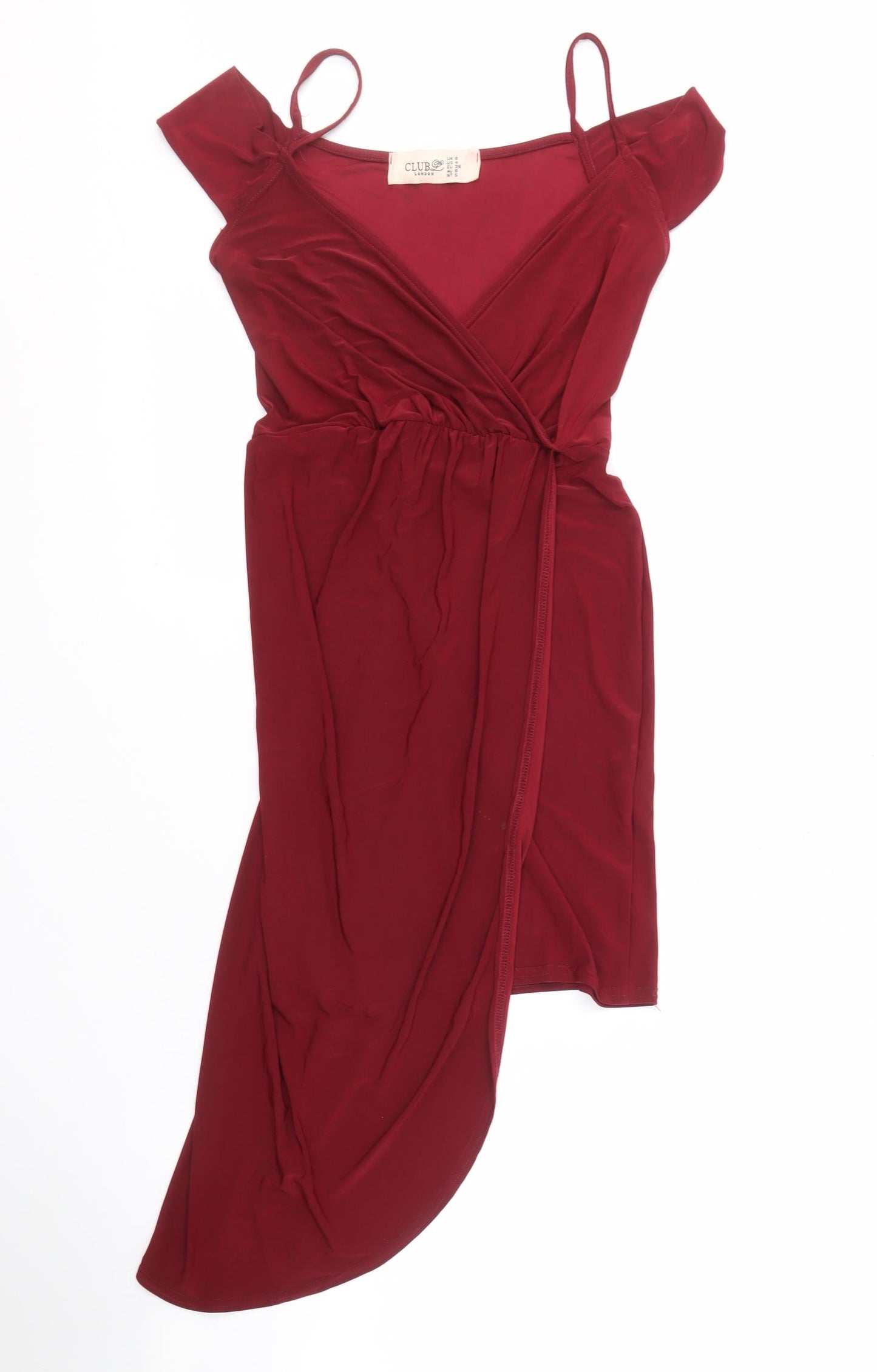 Club L London Women's Red Bodycon Dress Size 8
