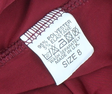 Club L London Women's Red Bodycon Dress Size 8