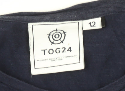 TOG24 Women's Blue Long Sleeve T-Shirt Size 12