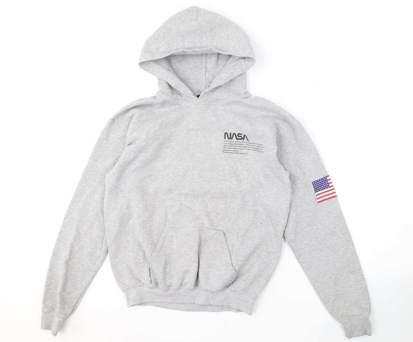 Mens UK Size XS boohooMAN Grey Pullover Hoodie