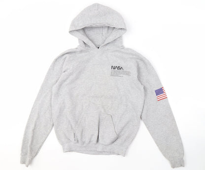 Mens UK Size XS boohooMAN Grey Pullover Hoodie