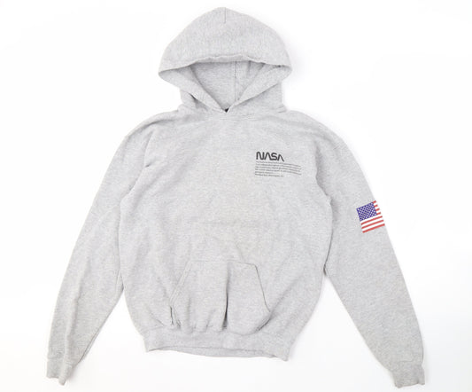 Mens UK Size XS boohooMAN Grey Pullover Hoodie