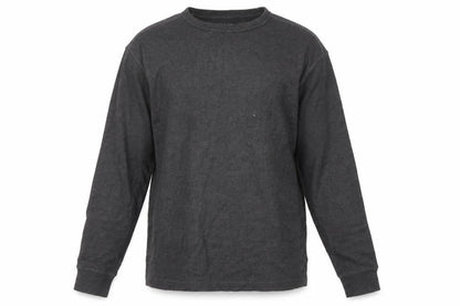 Gap Men's Grey Crew Neck Long Sleeve Shirt M
